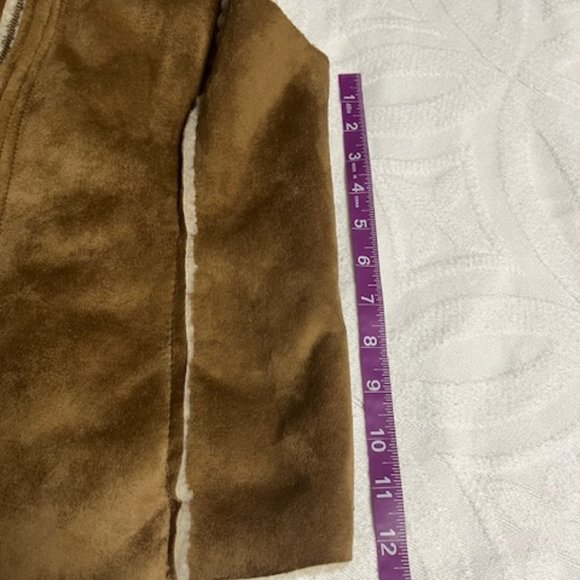 Michael Kors Brown Shearling Vest - Picture 11 of 12